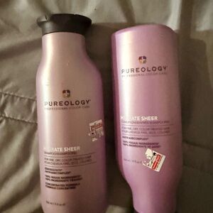 Pureology Hydrate Sheer Purple Shampoo and Conditioner